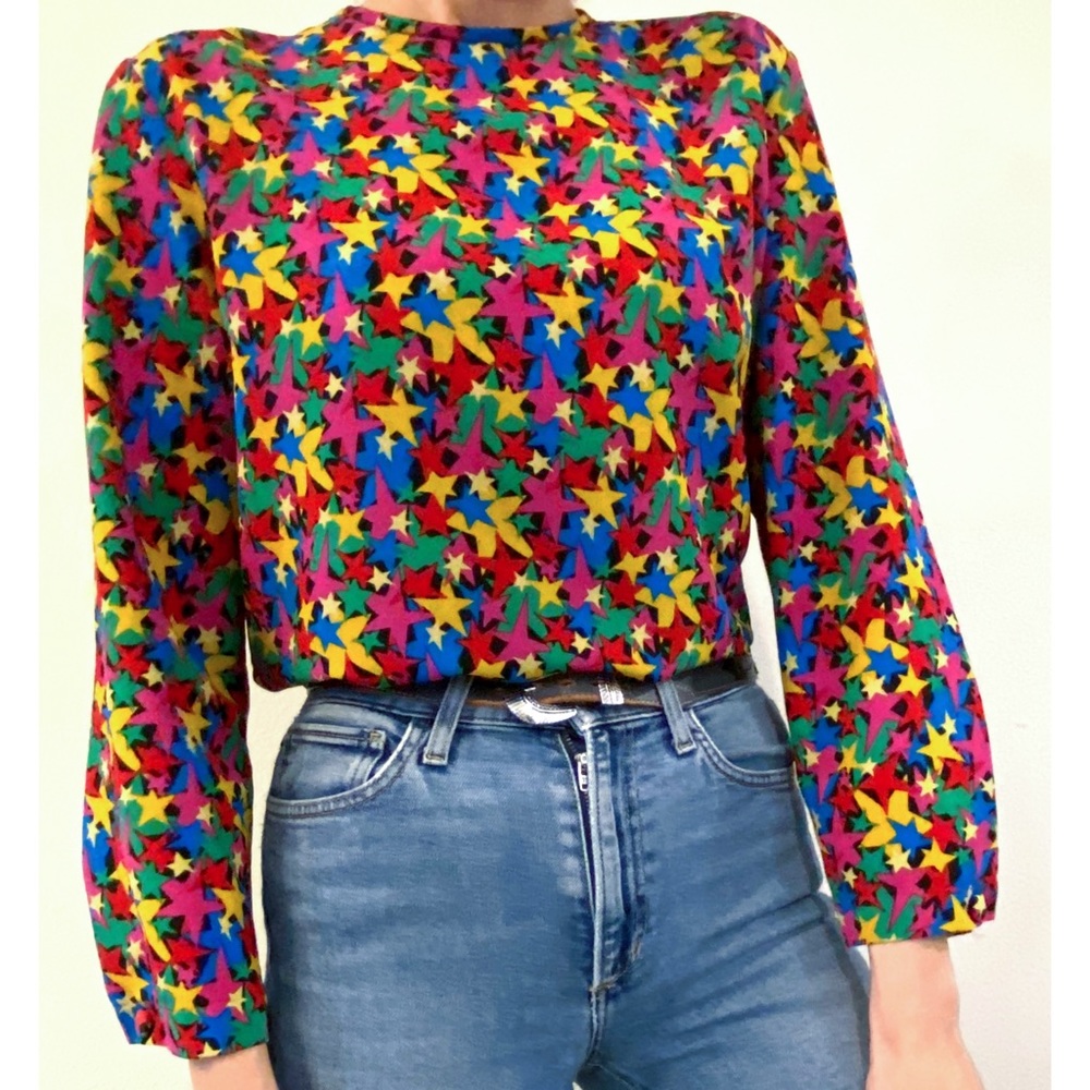 Vintaage Chause star Blouse Med/Large